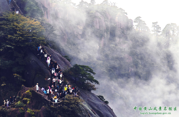 国庆假期第六天：黄山风景区客流平稳回落，交通顺畅